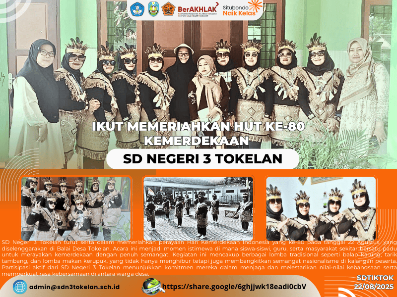 IKUT MEMERIAHKAN SDN 3 TOKELAN