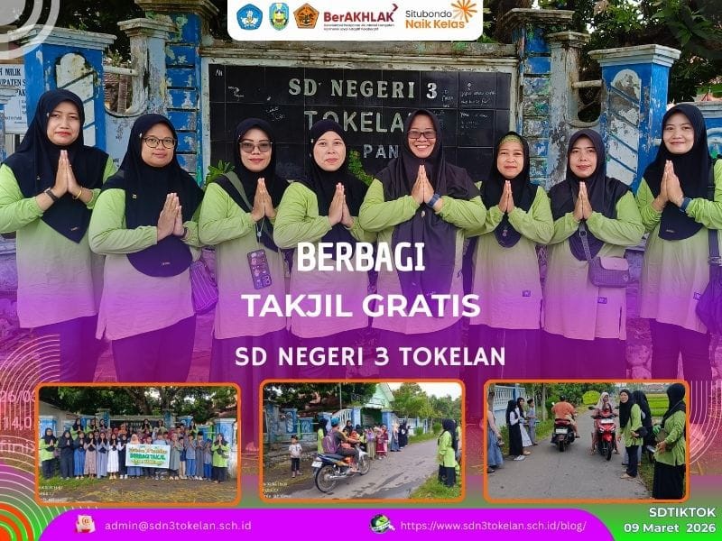Berbagi Takjil Gratis SD Negeri 3 Tokelan